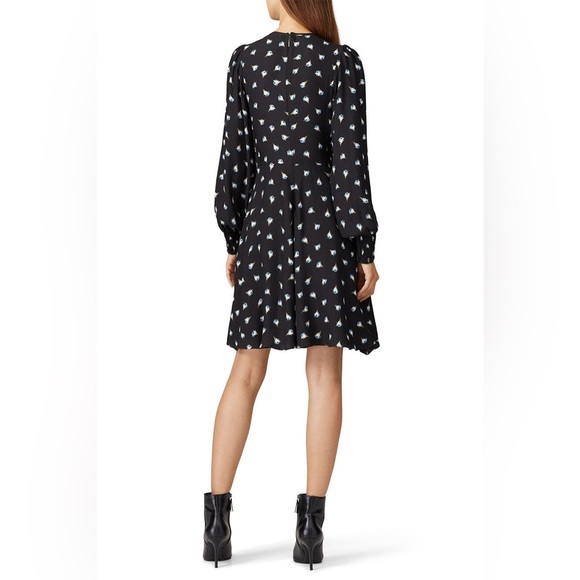 Rebecca Taylor Long Sleeve Silk Brigette Dress - Picture 3 of 10